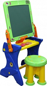 Набор из серии Играй и учись Мольберт-столик с мелками и карандашом (Полесье, п-35028)